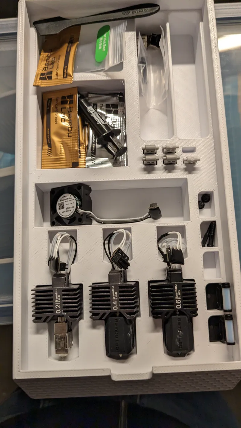 Nozzle Drawer for complete nozzle without fan