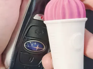 Pumpkin Slice Latte Keychain