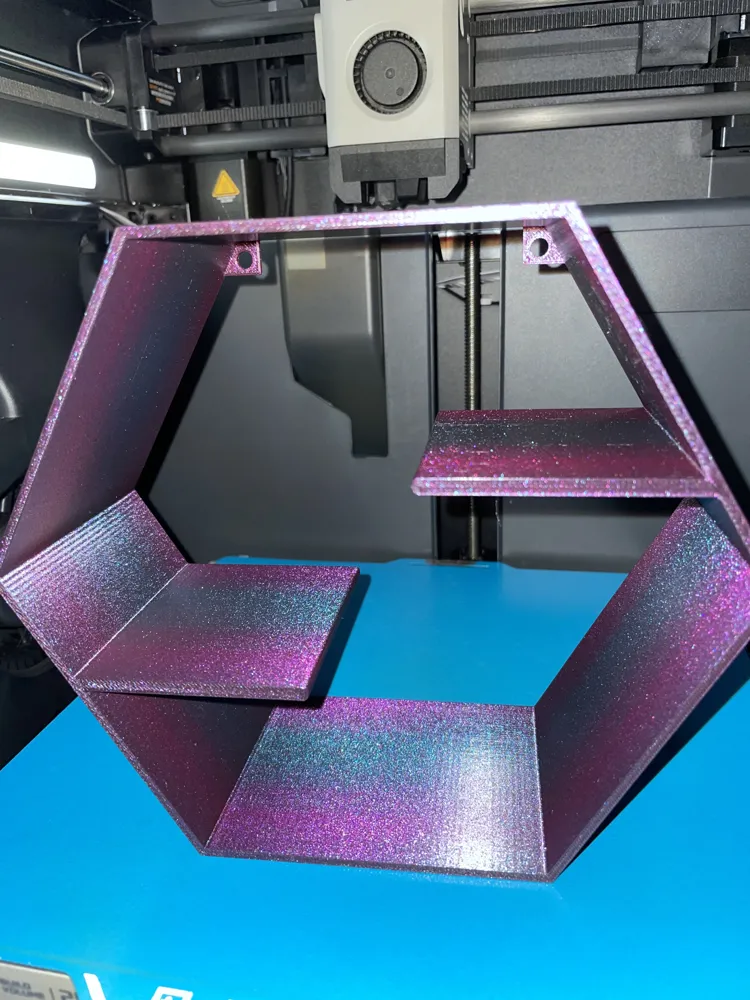 Dual Hex Shelf - Free 3D Print Model - MakerWorld