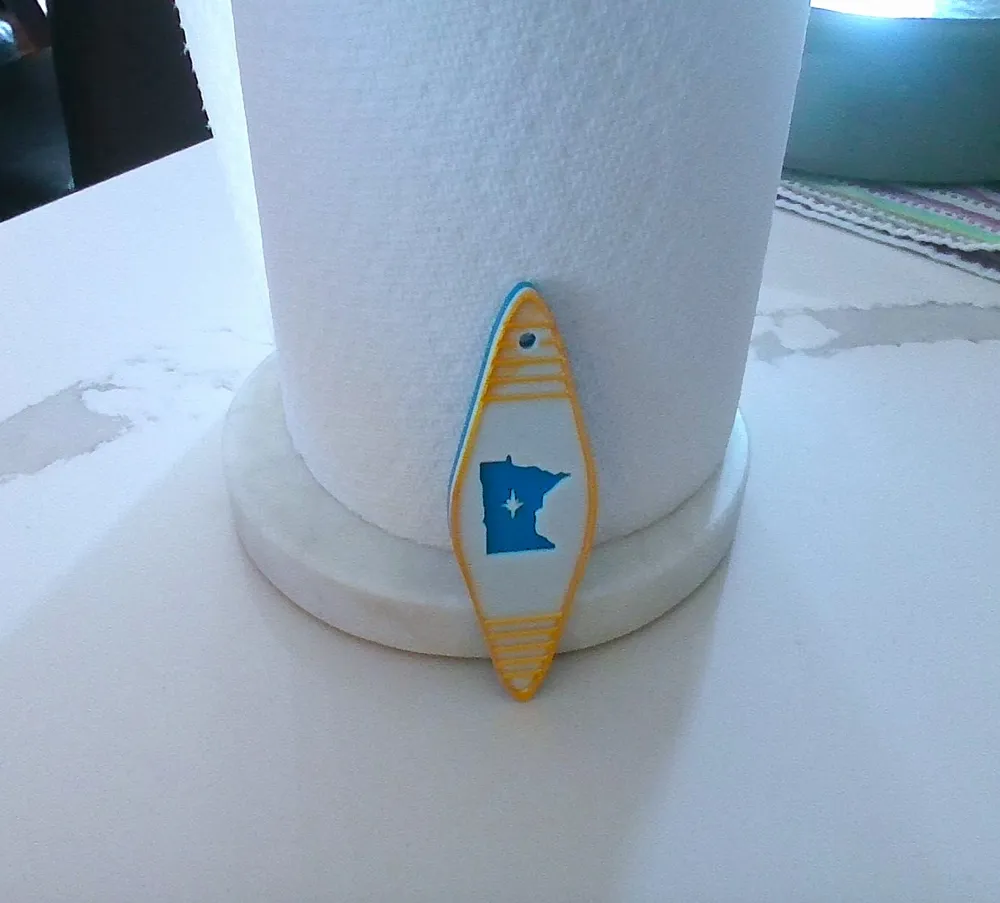 Minnesota Boat Keychain - Free 3D Print Model - MakerWorld