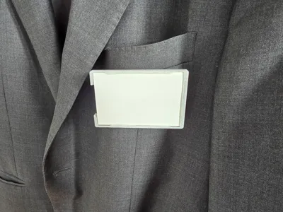 Lapel Card holder
