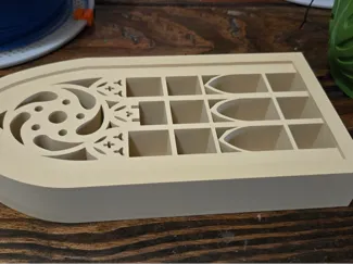 Cathedral shelf for SMALL objects