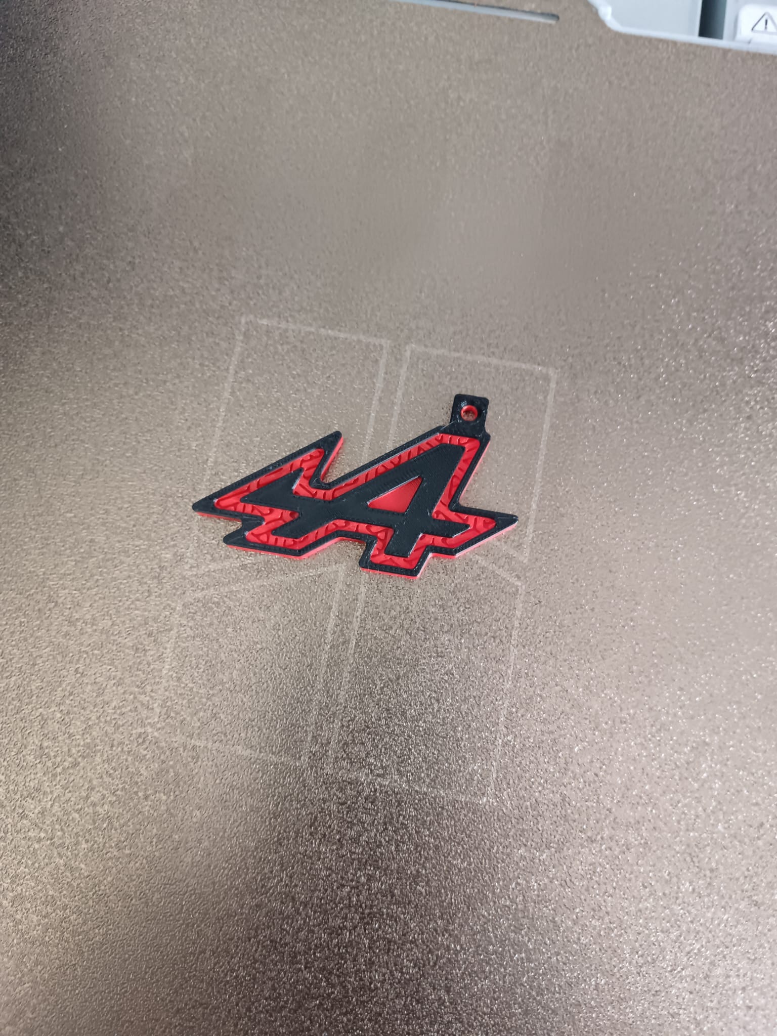Miniatura 2 do modelo 3D Alpine Logo Keyring