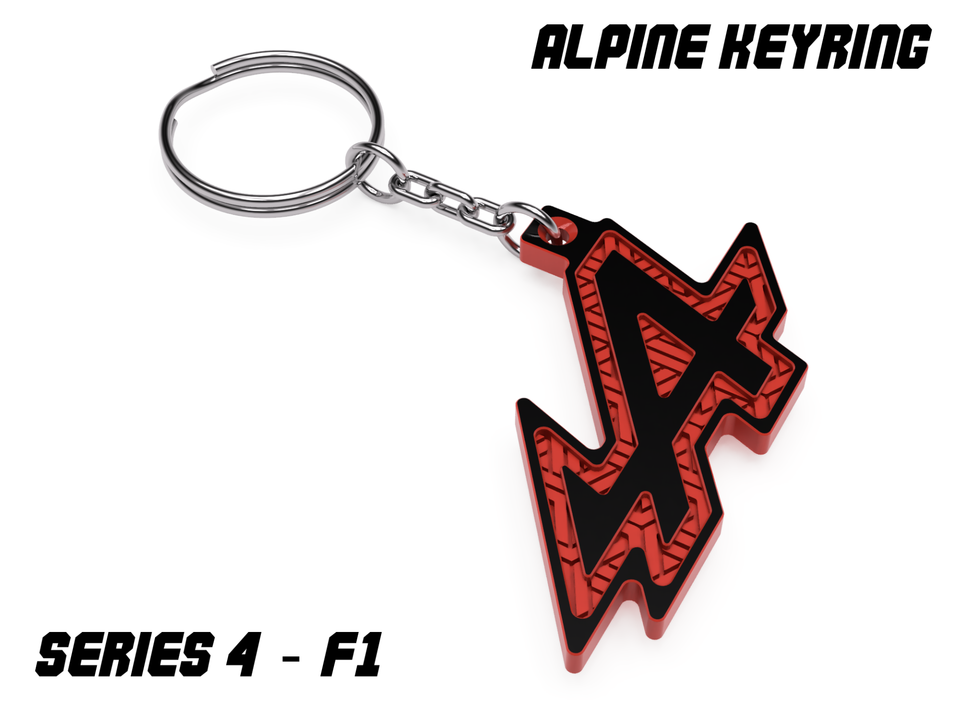 Alpine Logo Keyring
