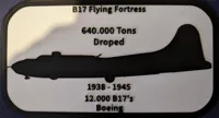 Maquette du bombardier B-17 Flying Fortress — photo 1