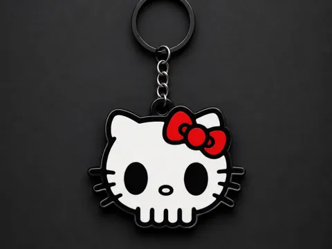 Llavero: Hello Kitty Horror keychain — referencia de MakerWorld