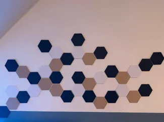 Wandpaneele (Hexagon)