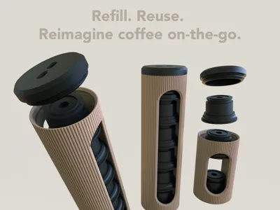 Ground Coffee Basket Container for OutIn Baskets