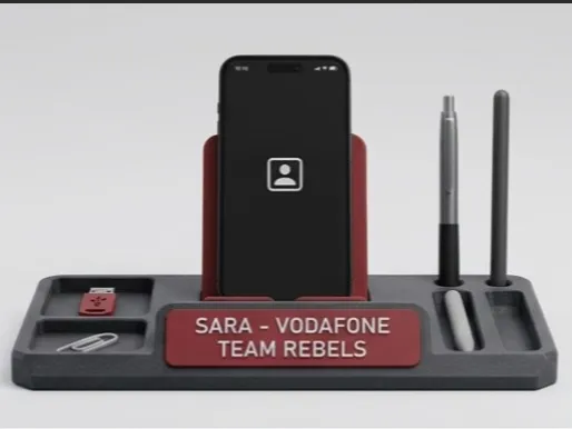 Universal Frontal Phone Stand & Modular Organizer