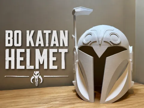 Pieza para disfraz o exhibición: Bo-Katan Kryze Mandalorian Helmet — referencia de MakerWorld