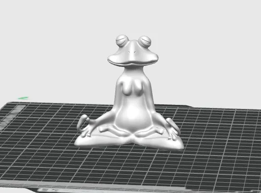 Yoga Żaba / Frog Yoga - statuetka view 2