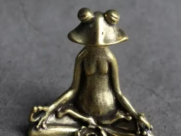 Yoga Żaba / Frog Yoga - statuetka