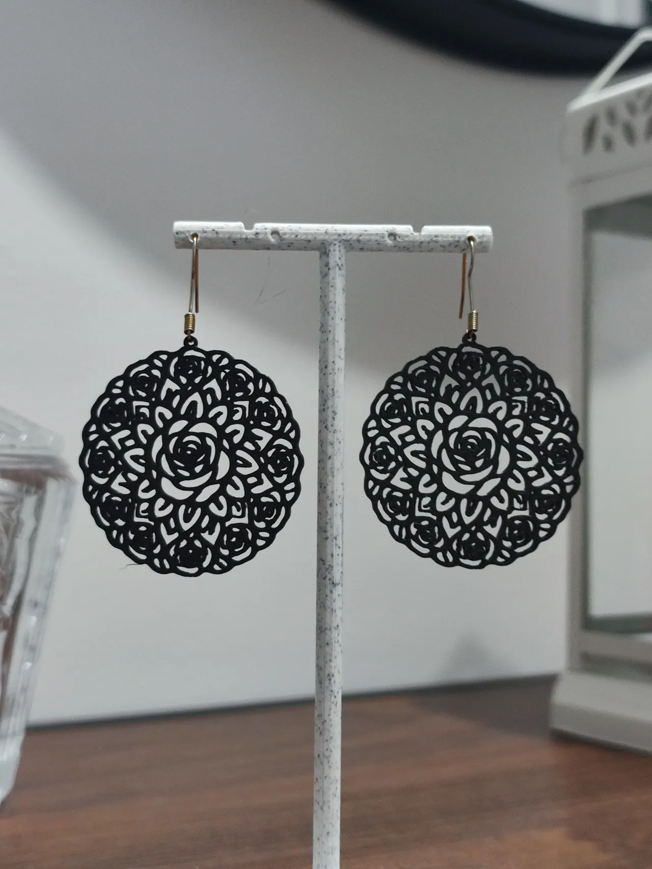 Aretes Encaje de Rosas view 2