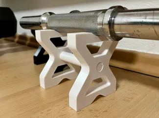 Dumbbell & Barbell Stand – No Screws, No Glue