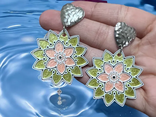 Pendientes Mandala Flor