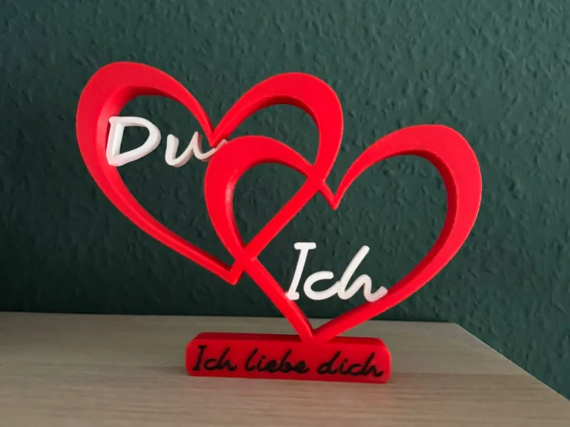 Herz Deko Du & Ich