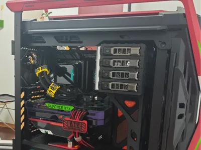ROG Genesis Built-in Hard Drive Cage - Azure Palace