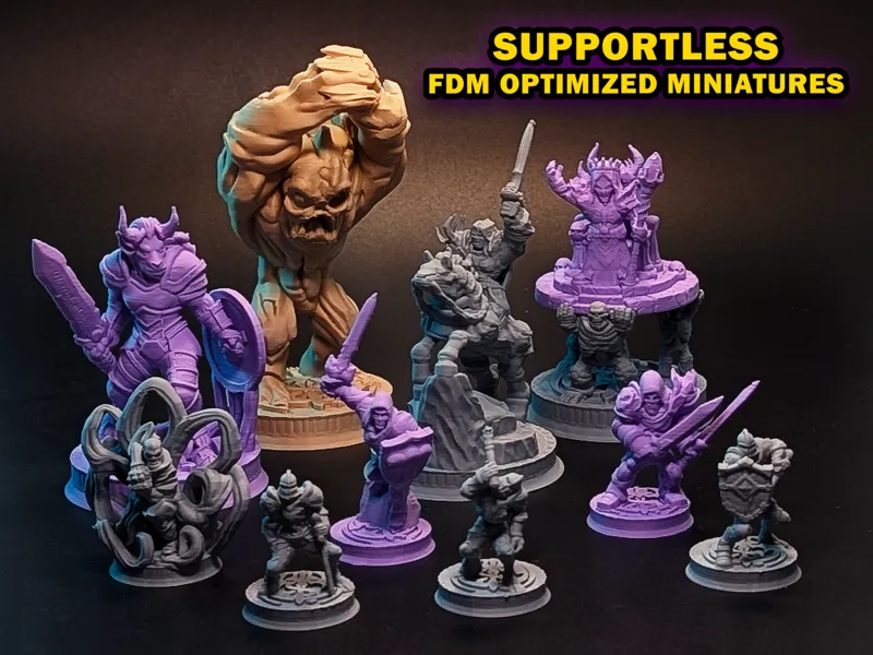 Legendary Supportless Death Knight 11 Pack - 32mm