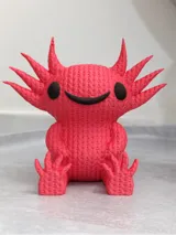 Фигурка Knitted Axolotl