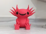Фигурка Knitted Axolotl