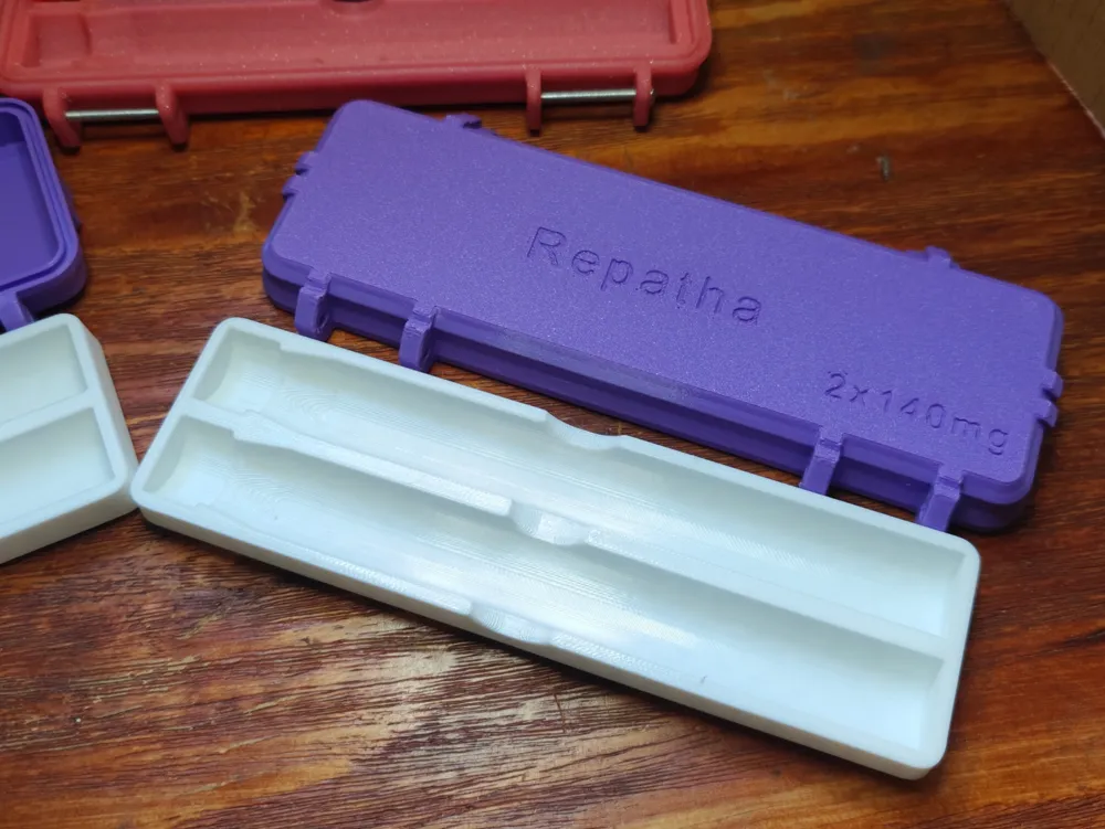Repartha Box Repatha (Evolocumab) Injection Pen Box - 2-Pack - Free 3D Print Model ...