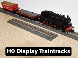 H0 display traintracks