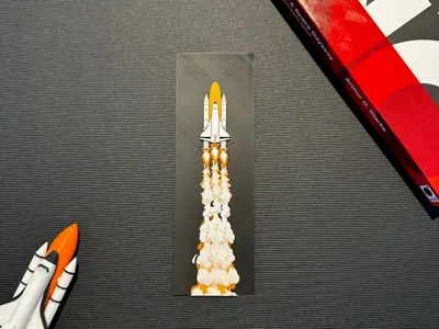 Space Shuttle Bookmark
