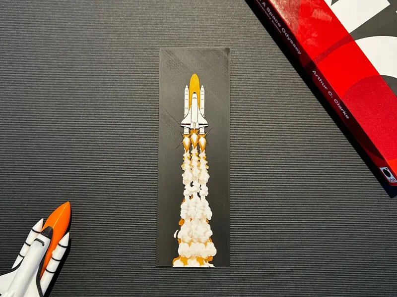 Space Shuttle Bookmark