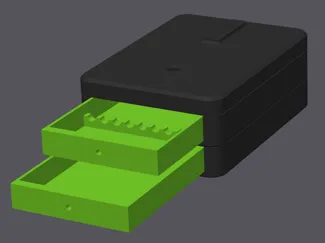 Minimalist Heat Insert Press Drawer Extension