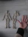 Two big guys on one plate - 0.2mm layer, 2 walls, 15% infill