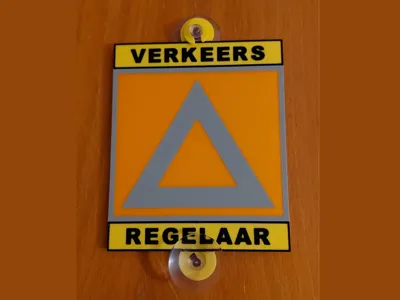 Traffic Controller Car Sign (traffic control)