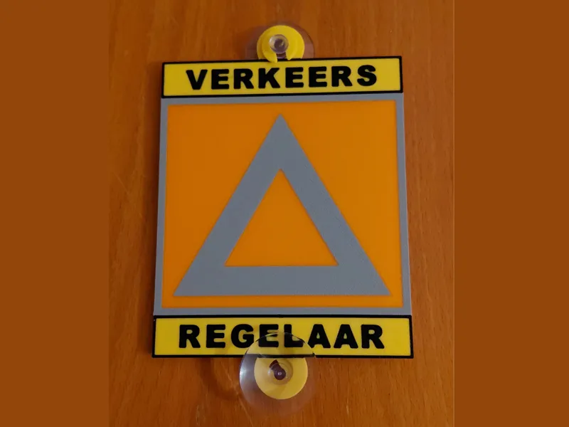 Verkeersregelaar Car Sign (traffic control)