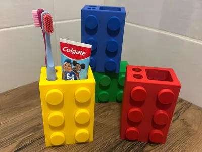 Brick - Toothpaste & Toothbrush Stand