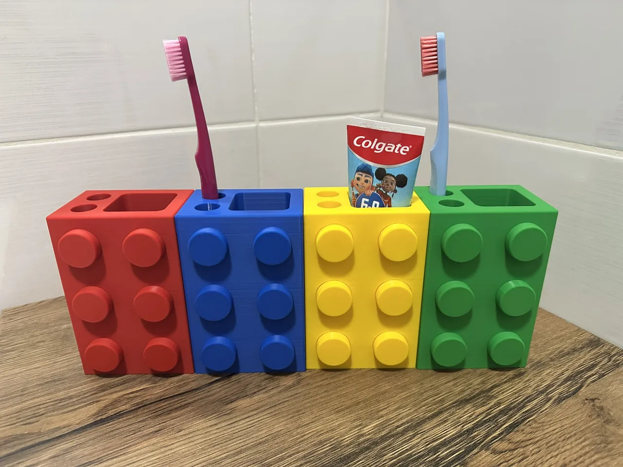 Brick - Toothpaste & Toothbrush Stand view 2