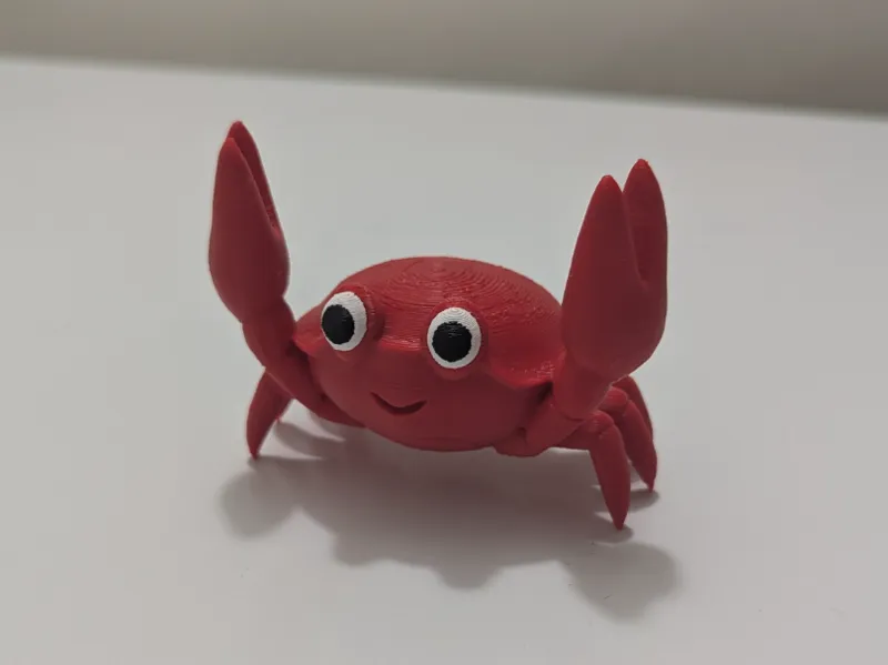 Card Holding Crab