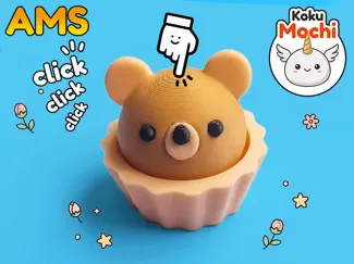 Koku Mochi Clicker Bear Basic AMS