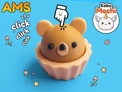 Koku Mochi Clicker Bear Basic AMS
