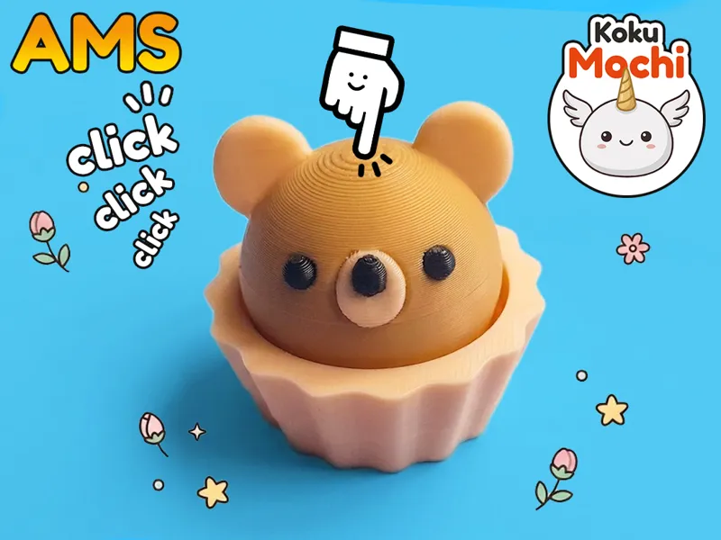Koku Mochi Clicker Bear Basic AMS