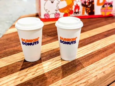 Dunkin Donuts small coffee cup 50mm