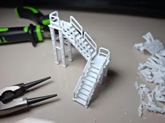 Emergency Steel Stair 1/144 Scale gunpla