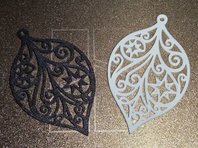 Christmas Tree Ornament Leaf 