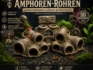 Garnelenröhre, Piraten, Aquarium, Fischversteck