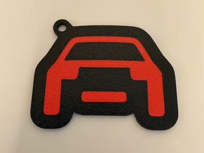 BMW Collision alert keychain
