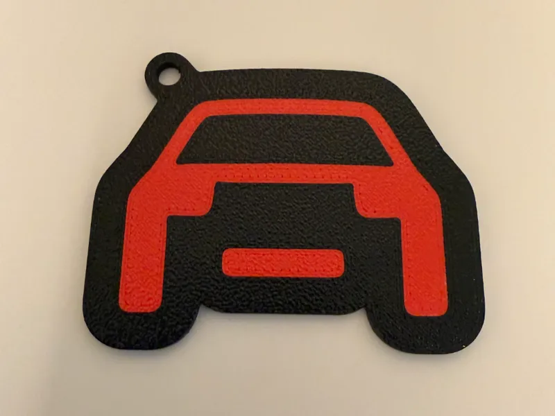 BMW Collision alert keychain