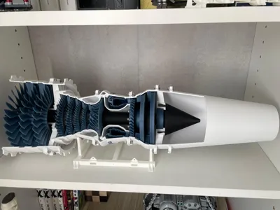 Low Bypass Turbofan Long Exaust Nozzle 