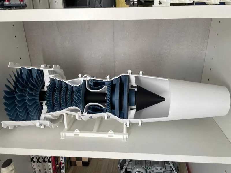 Low Bypass Turbofan Long Exaust Nozzle 