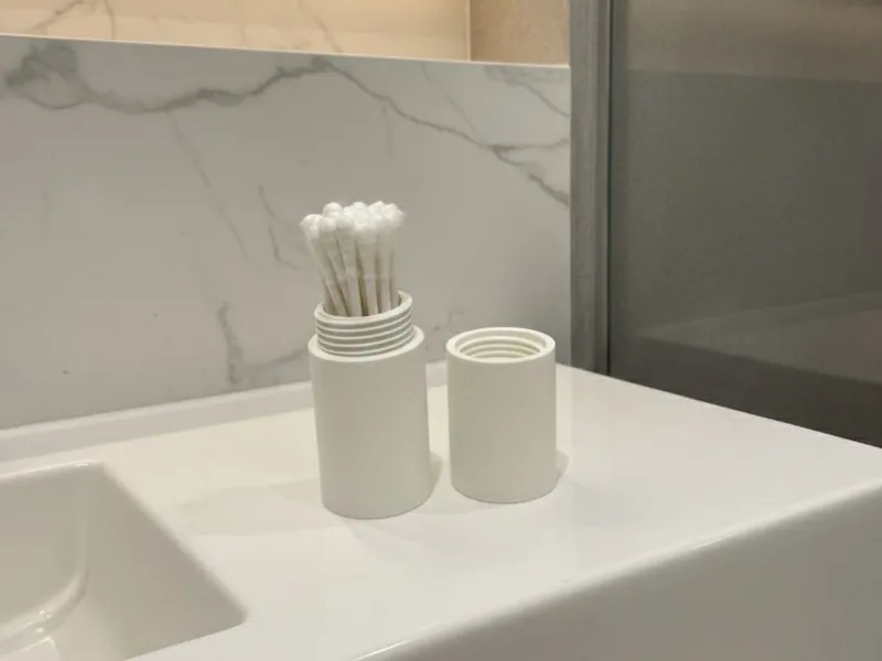 Travel Q Tip Holder - Cotton Bud Holder 