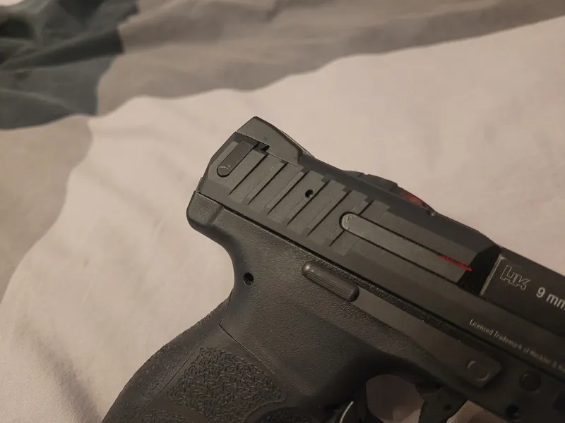 H&K VP9 Airsoft Charging Support flat/removed