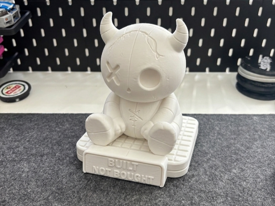 Built Not Bought | Streetwear Drift Devil Figure