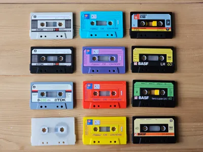 Mini Music Cassettes Compact Cassette Tape Deck MC
